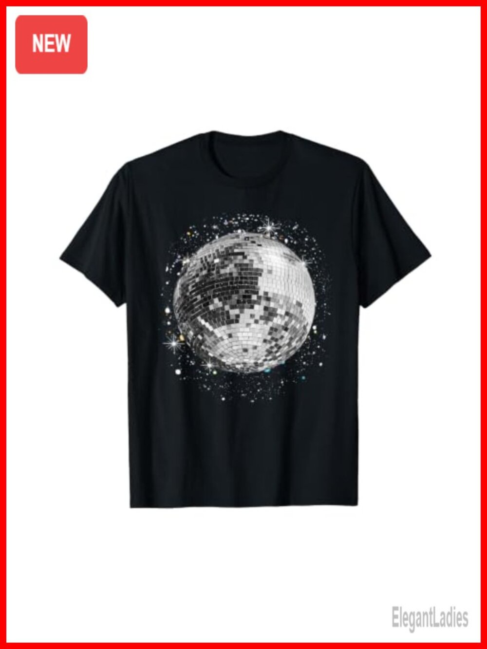 Retro Disco Ball Club Graphic Tee